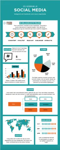 Infographic Soxial Media inzet