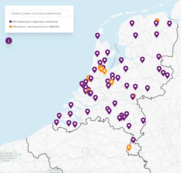 Informatievoorziening Stichting Jongeren en Kanker