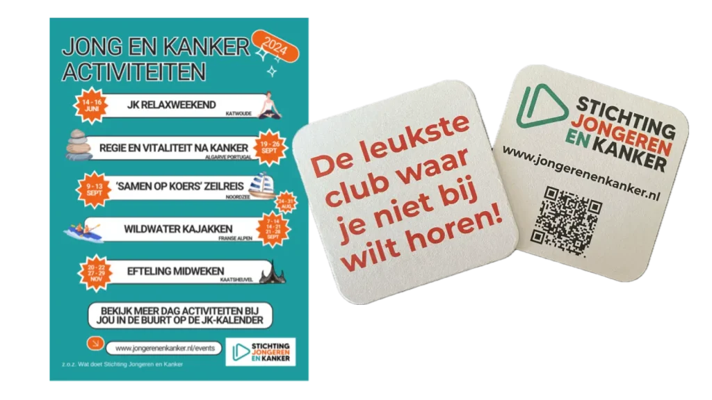 bierviltjes en flyer 2024 SJK
